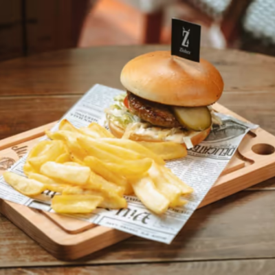 Old School burger